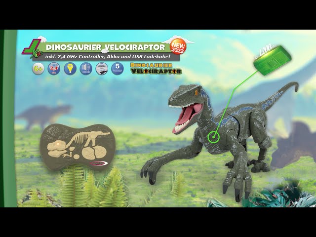 | YouTube RC Controller Akku Velociraptor USB Dino GHz - & + 2,4 @JAMARA_Germany \