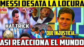 💥EXPLOTO TODO, OTRA VEZ MESSI DESATA LA LOCURA CON UN HAT TRICK, Y ASI REACCIONA EL MUNDO.. 💣