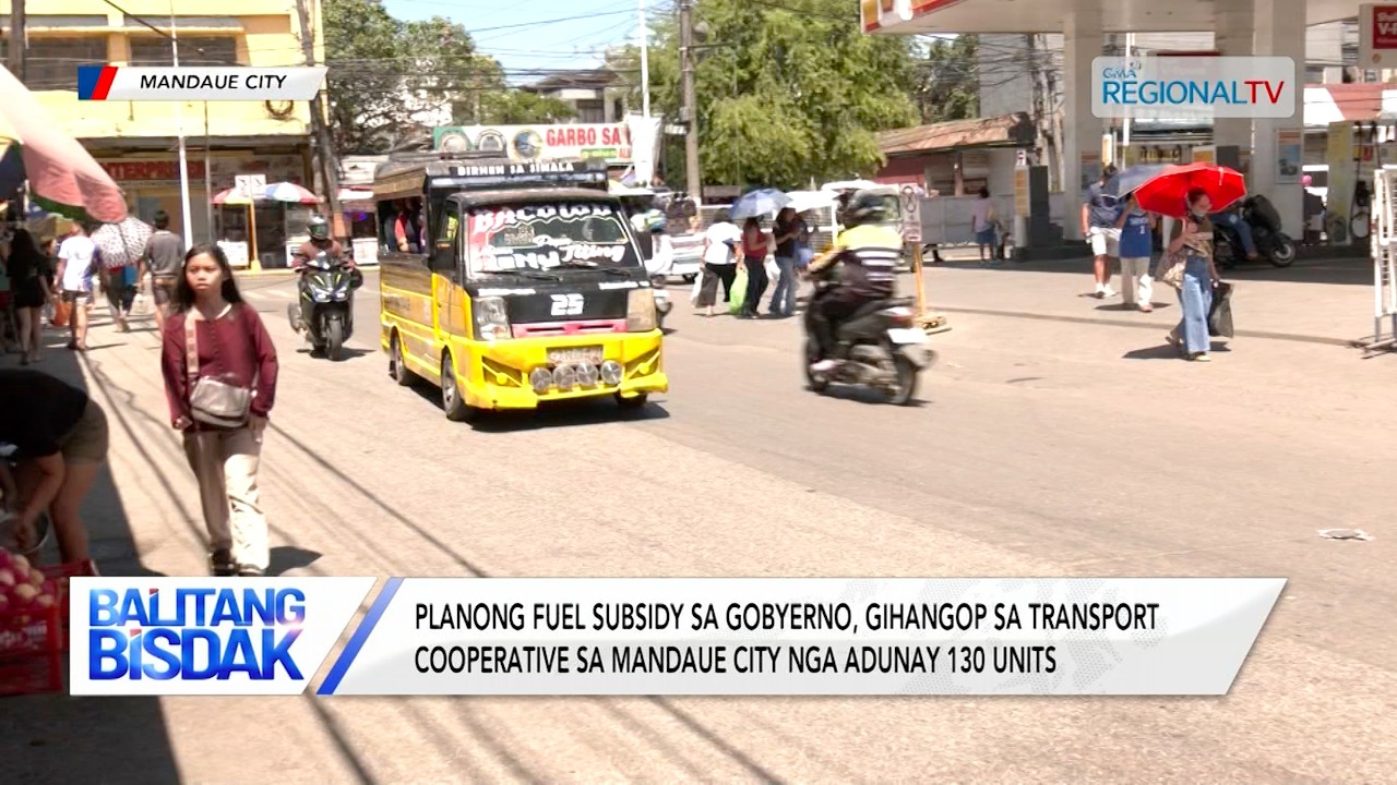 Planong Fuel Subsidy sa Gobyerno, gihangop sa Mandaue Transport Cooperative | Balitang Bisdak