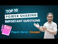 Most Important Questions I Power Sharing I Class X I CBSE 2025-26