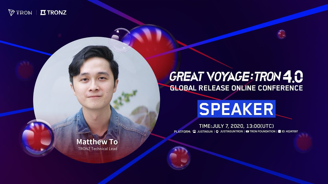 Matthew To --  Technical Lead of TRONZ