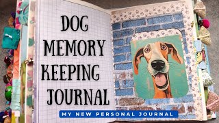 Full New Personal Journal Flip through. Pet Memory keeping Journal . Dog Junk Journal. News