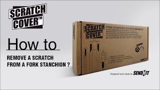 How to remove a scratch on a fork stanchion with Scratch Cover Kit (Updated)