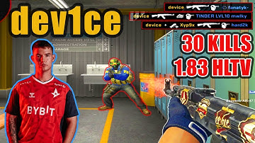 dev1ce Faceit Nuke POV ~ BACK IN FORM! // 30 Kills ~ 1.83 HLTV