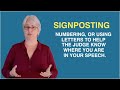 Signposting in Debate