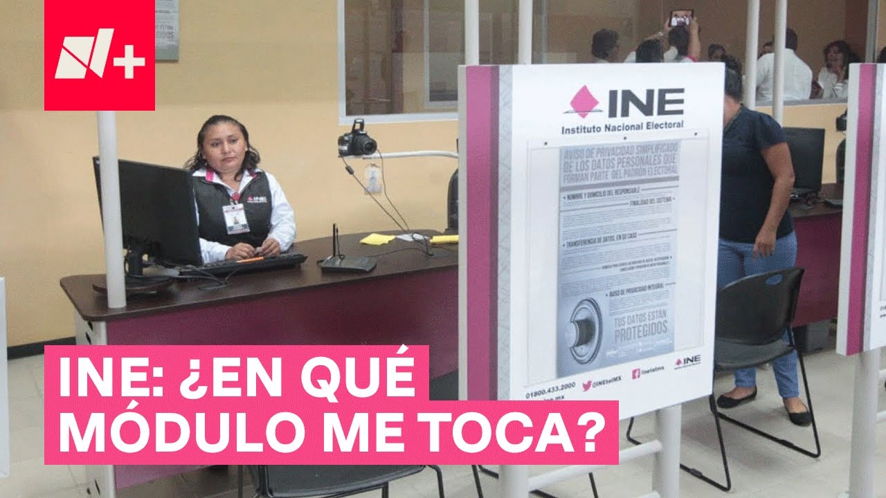 ¿Puedo tramitar mi credencial del INE en cualquier módulo? - N+