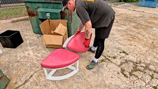 Dumpster Diving - Furniture, Yoga Mats, and Crafting Supplies!