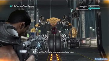 Binary Domain Chapter 4 Boss Tsar Runner Gameplay HD (Xbox360, PS3)