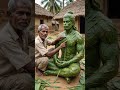 Jai bajrang bali 🥰 mini wood toy - woodworking art skill / wood / hand crafts / #shorts​ #trending​
