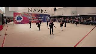 картинка: Анлер (8-10 лет), выступление на фестивале эстетической гимнастики 