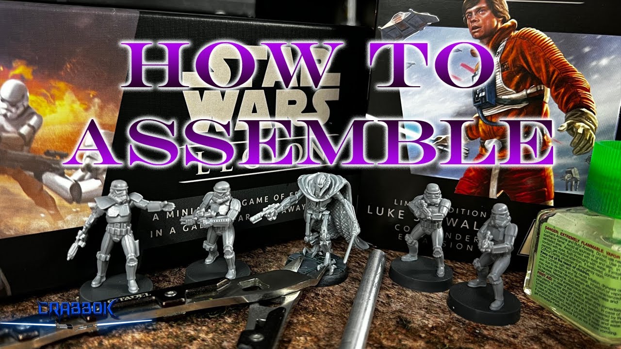 How To Build Star Wars Legion Miniatures - Tools and Assembly - And a Luke  Skywalker Giveaway! 