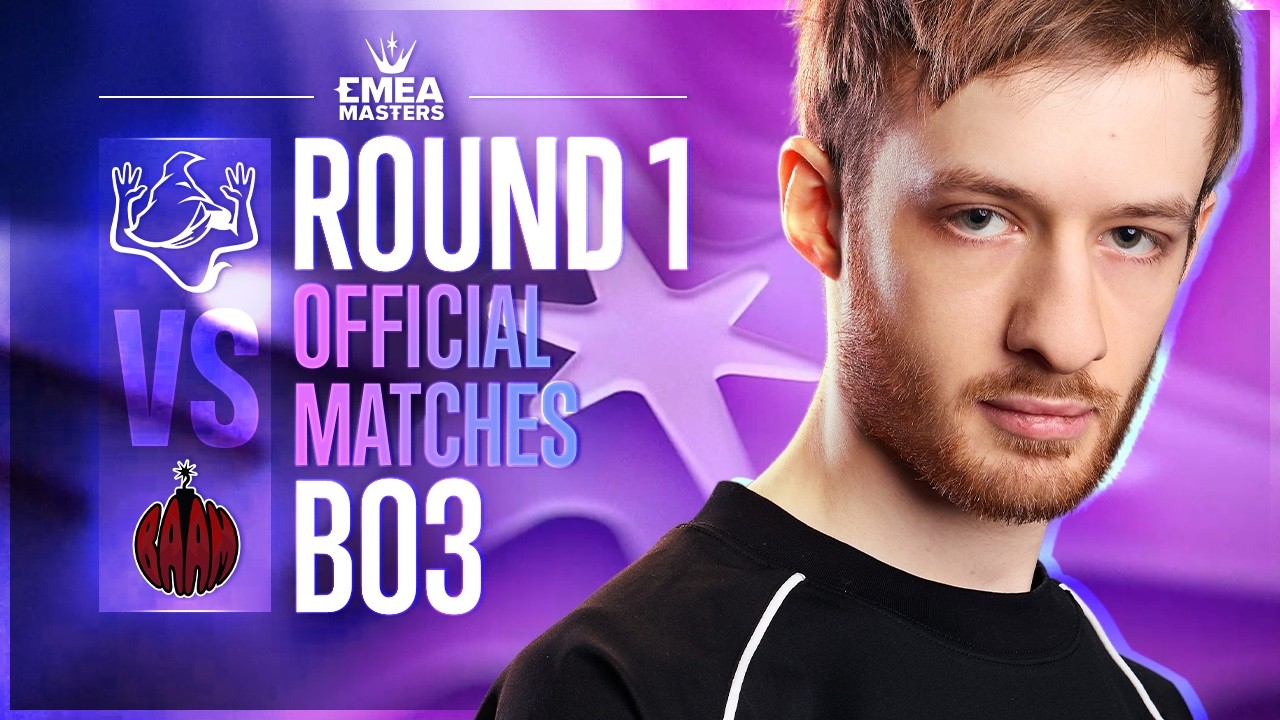 EMEA MASTERS ROUND 1! OUR FIRST OFFICIAL MATCH 😈 INSANE MID GAP | WITCHCRAFT VS BAM