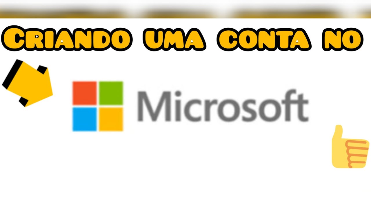 Como criar uma conta na Microsoft YouTube
