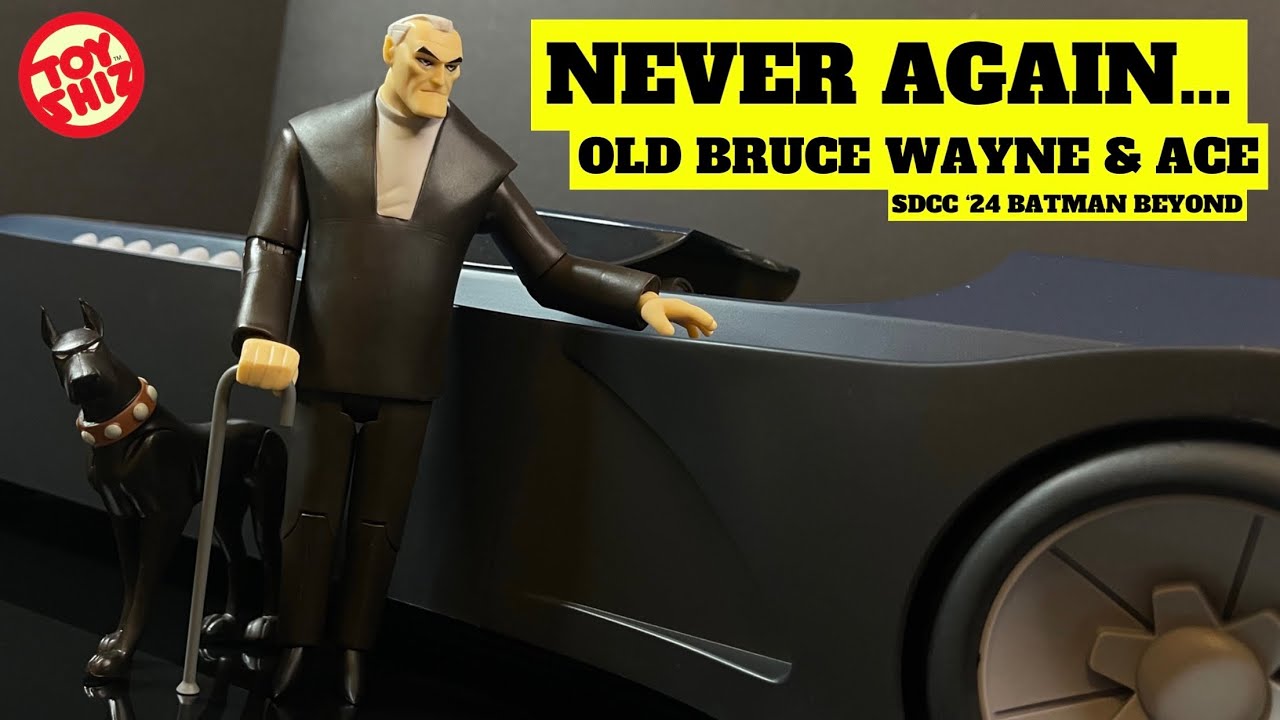 2024 SDCC OLD BRUCE WAYNE & ACE | Batman Beyond | McFarlane Toys 