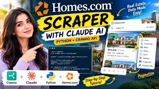 How to Scrape Homes com with Claude AI & Python Crawio API