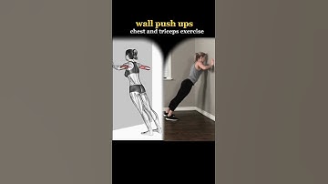 wall push ups | Chest and triceps exercise