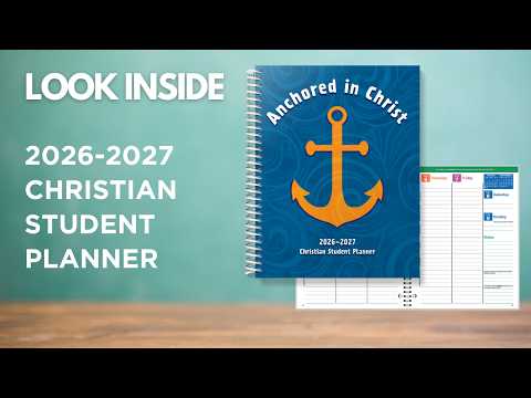 Look Inside this 2026 - 2027 Christian Student Planner