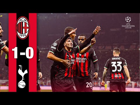 𝑫𝒊́𝒂𝒛 wins the first leg | AC Milan 1-0 Tottenham | Champions League Highlights