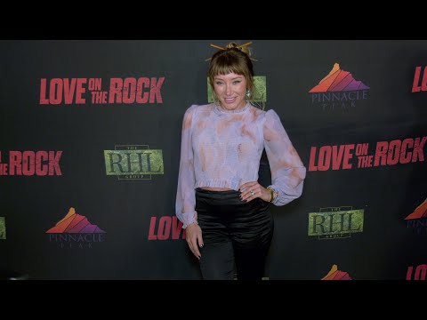 Alexandra Vino “Love on the Rock” Premiere Red Carpet Fashion