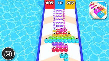 Sticky Numbers 3D - Gameplay Walkthrough Part 1 - Merge Game Levels 1-6 (iOS, Android)