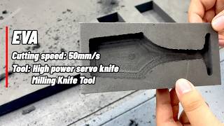 Cutting & Milling 40mm EVA Foam | High Power Servo Knife + Milling Cutter screenshot 3