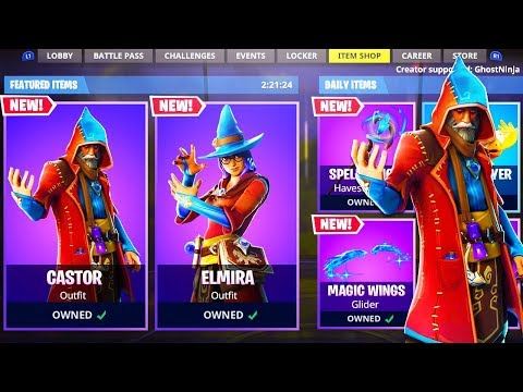 New Wizard Skins In Fortnite Battle Royale Youtube - new wizard skins in fortnite battle royale