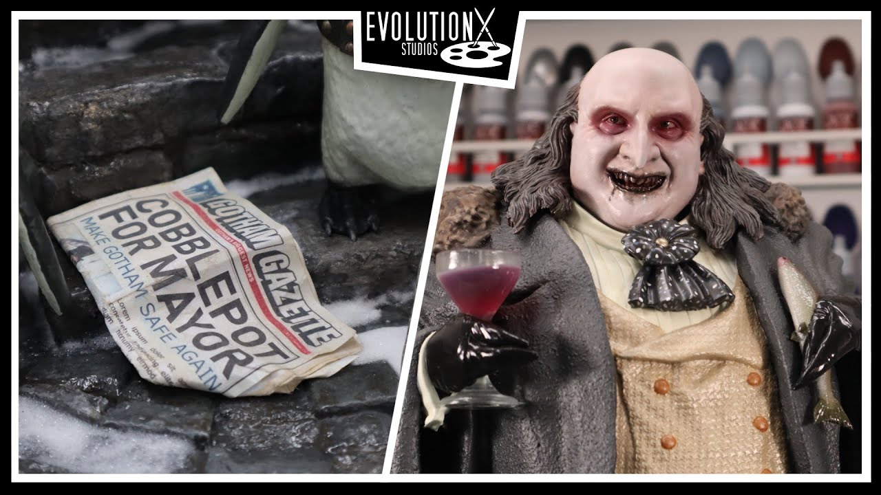 Painting a MASSIVE Danny Devito PENGUIN Statue 3D PRINT [3/3]