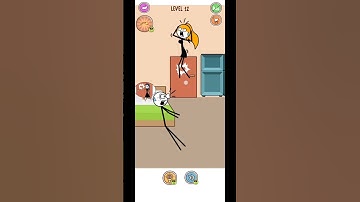 Skip love - Stickman Game Puzzle -level 12- gameplay walkthrough #skiplove #stickman