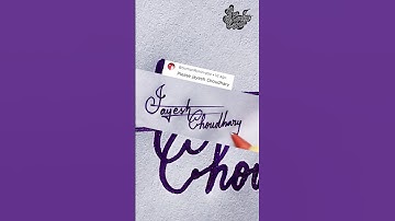 Stylish Name | Jayesh Choudhary | Stylish Signature | Calligraphy Signature | sk cursive art