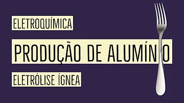 Como ocorre a eletrólise do alumínio?