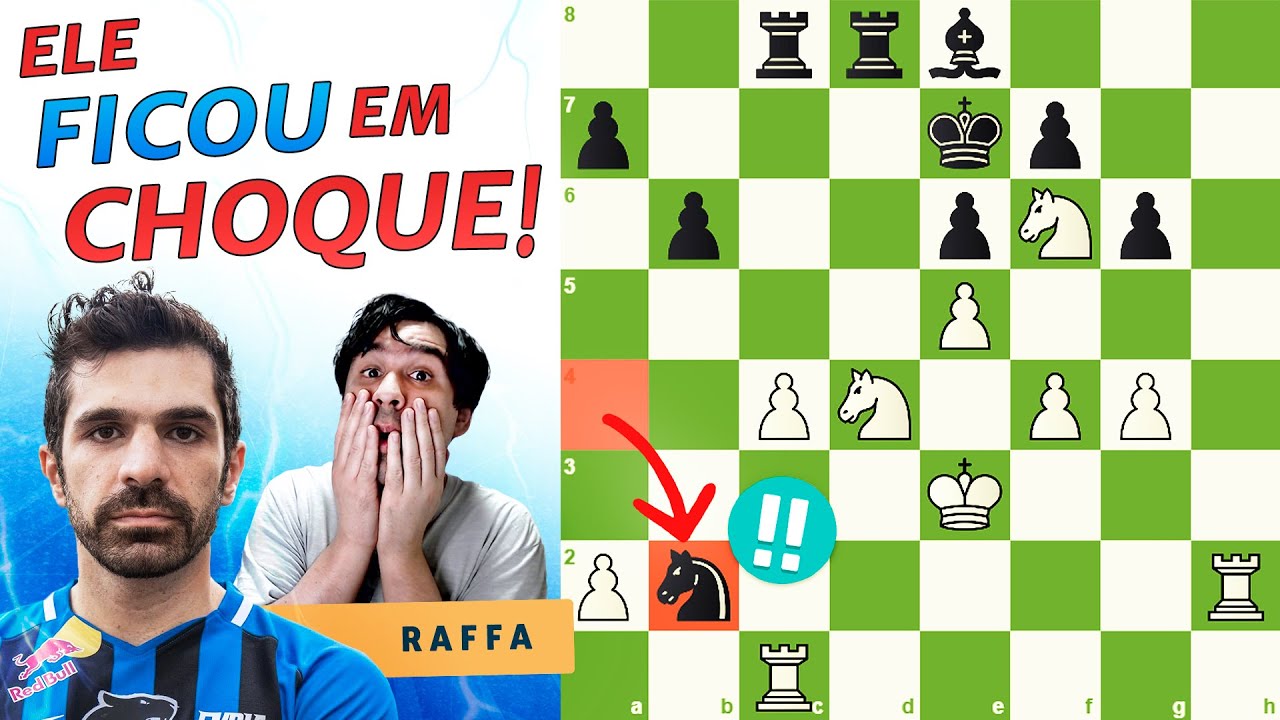 Krikor me ASSUSTOU com um g4  Raffael Chess Vs GM Krikor 