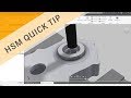 Inventor hsm quick tip 2d finishing passes