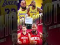 Lakers vs Rockets (Game 3) NBA Playoffs #nba #basketball