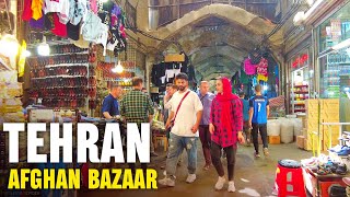İran - Tahranın Kalbinde Afgan Pazarında Yürüyüş 2022 - Tahran Pazarları Turu