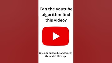 Youtube algorithm will find this video! #shorts