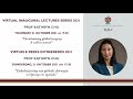 Inaugural Lecture (2021):  Prof Kathryn Chu