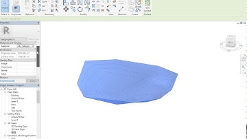 Revit Topography Tutorial Video 1: Create Toposurface
