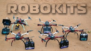 Flying 5 Quadcopters - Multirotors simultaneously