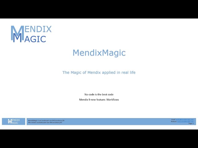 Demo on Mendix 9: Workflow - Employee Onboarding