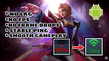 ML Anti Lag Fix 60 Fps Any Android | Super Smooth GamePlay | Fps Drop No More | Fix Ping MLBB 2021