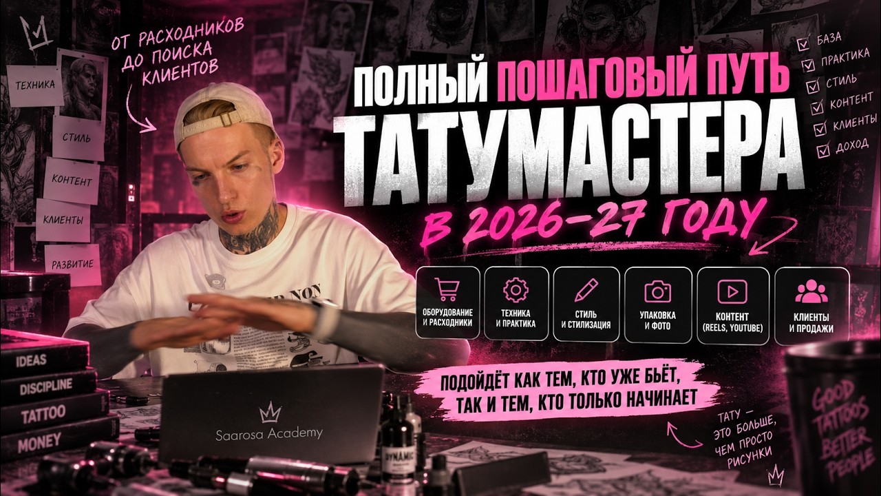 ТАТУ-МАСТЕР В 2026–2027: полный пошаговый путь от базы … — Transcript