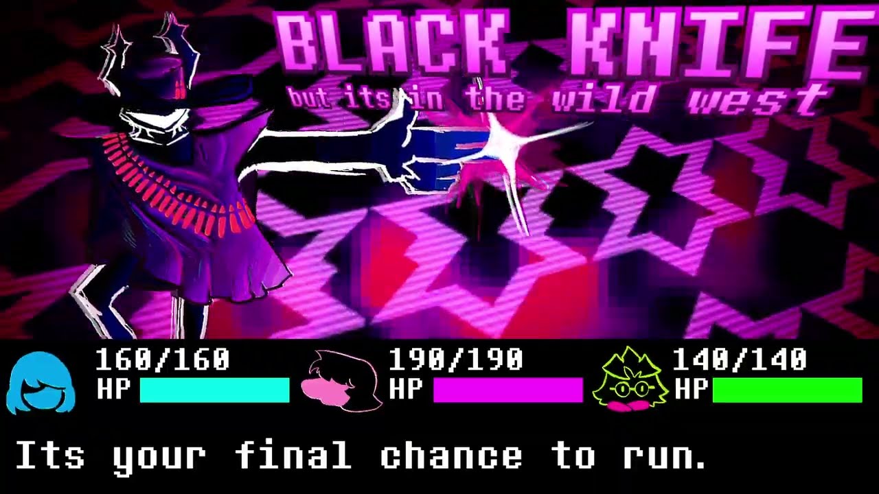 BLACK KNIFE (but its in the wild west) | LAST BULLET | Deltarune remix | LocalVHS