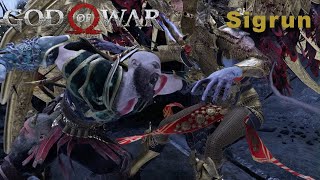 God of War: God Vs Queen Sigrun Boss Fight (GMGOW / No Damage) PS5