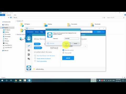How to use black screen on a remote computer using TeamViewer