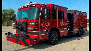 SFEV  Okaloosa Island Fire Department's new Sutphen custom pumper  ENGINE 4