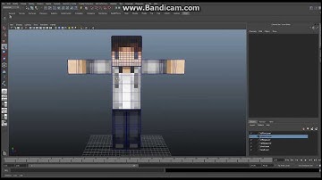 Minecraft - Maya - Tutorial - How to Build Your Character, Ep 4 Part A - Leg Joints and IK