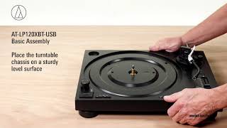 ATLP120XBTUSB Setup | DirectDrive Turntable (Analog, Wireless & USB)