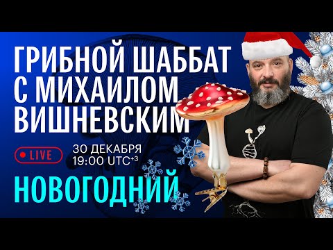 Грибной шаббат НОВОГОДНИЙ вместе с Еленой Александровой. Поздравляем, общаемся, отвечаем на вопросы