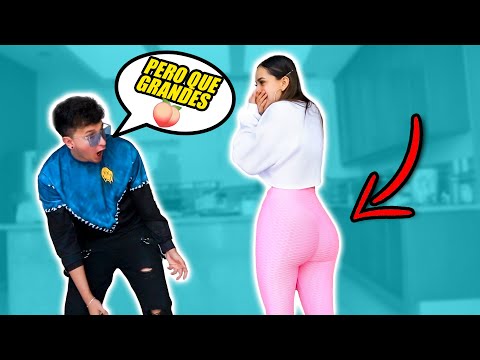 SORPRENDO A MI NOVIO CON LEGGINGS DE TIKTOK! *hacen mis pomp!s grandes*