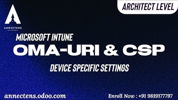 #Intune2025 | Ep 21 - OMA-URI & CSP Settings Explained  Intune Custom Policies #ai #education